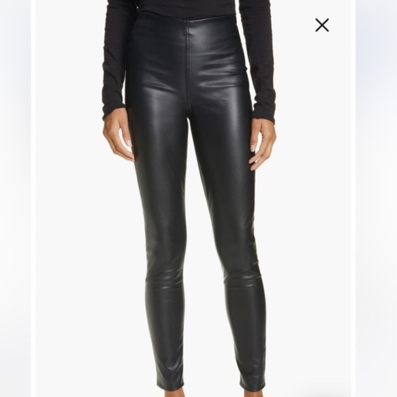 rag & bone Pants - Rag & Bone faux leather leggings size M